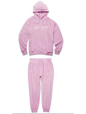 Cookies SF X Dipset Pink Velour Tracksuit Jogger Pants Hoodie Men’s Sz 2X RARE